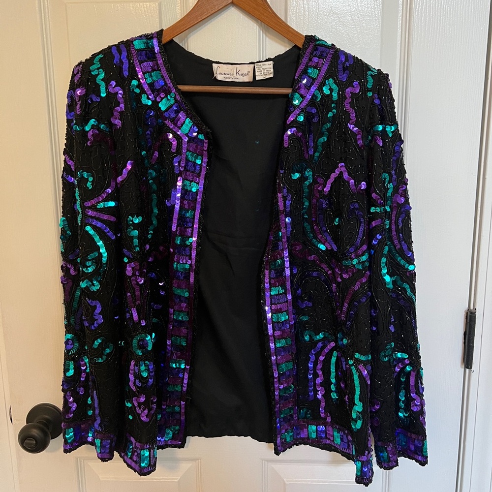 Vintage Laurence Kazan Sequin Blouse
